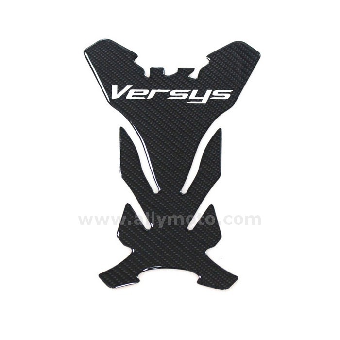 140 Carbon 3D Adesivi Sticker Decal Emblem Protection Tank Pad Gas Cap Kawasaki Versys 650@2
